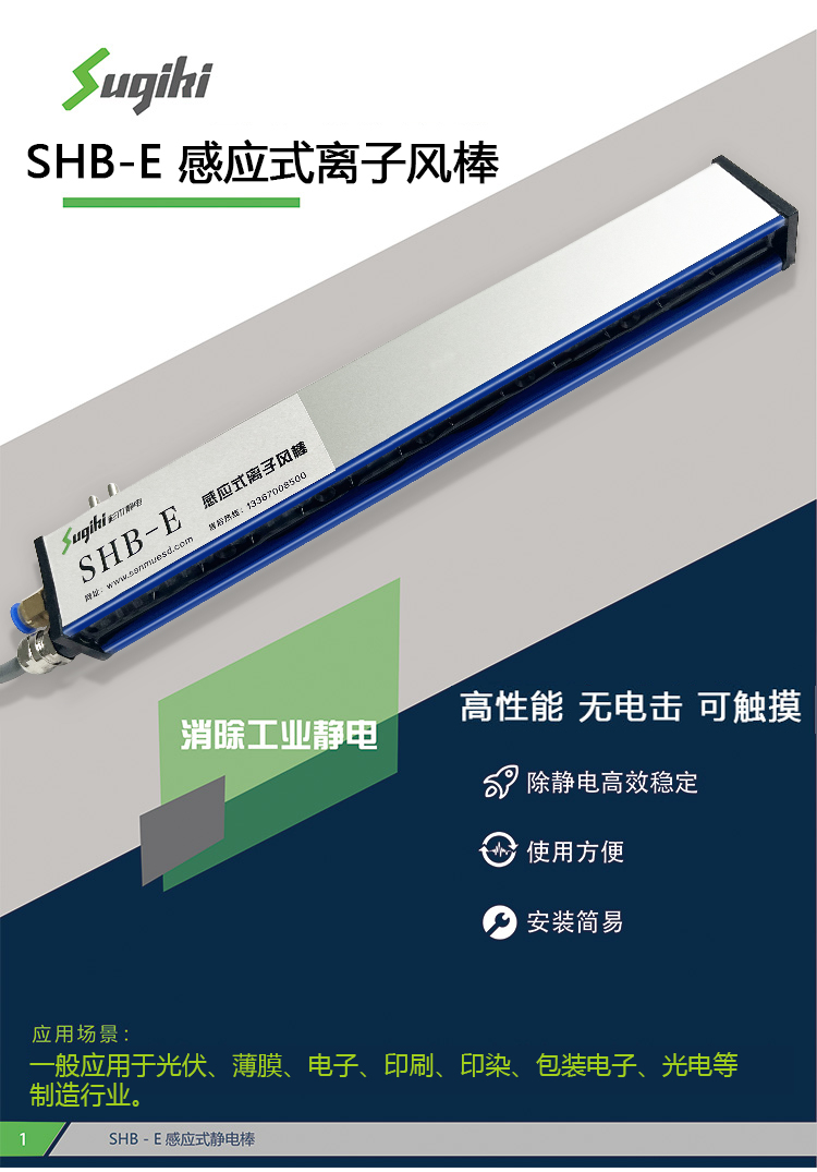 SHB-E 感應式離子風棒(圖1)